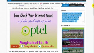 Now Check your internet Speed