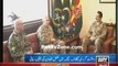 Afghan army chief, ISAF commander meet COAS at GHQ