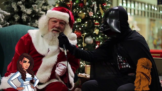 Dark Vador interview le Père Noël - Epique!