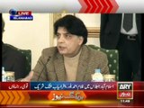 Nisar Urges Media To Deny Airtime To 'Terrorists’ Threats