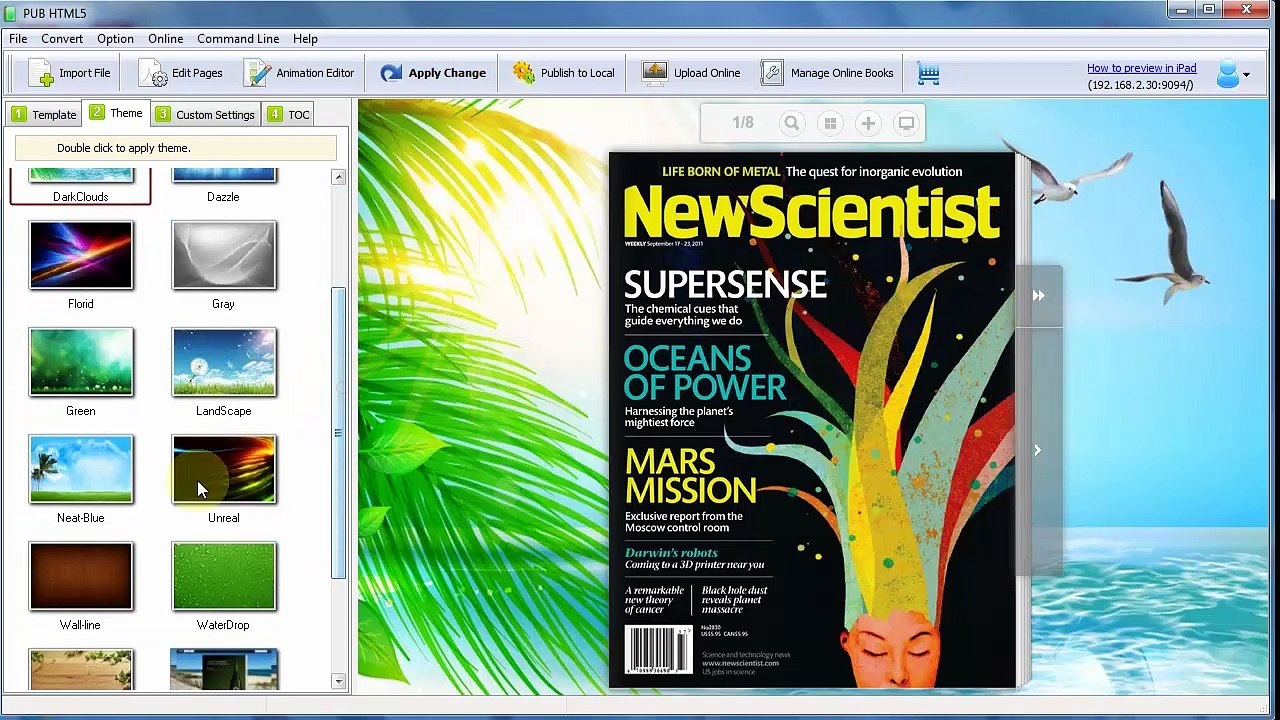 Free flip book creator to fast create interactive eBook