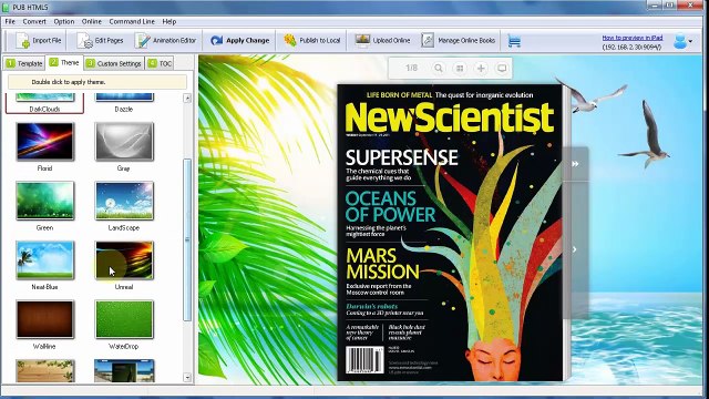 Free flip book creator to fast create interactive eBook