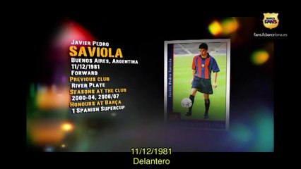 BARÇA FANS | Jugadores de Leyenda: Saviola (ESP))