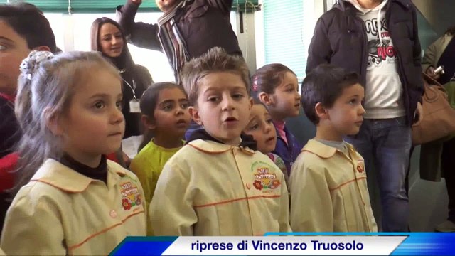 Aversa (CE) - Babbo natale all'ospedale Moscati (22.12.14)