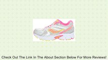 Saucony Girls Cohesion 6 Lace Running Shoe (Little Kid/Big Kid),White/Pink/Citron,1.5 W US Little Kid Review