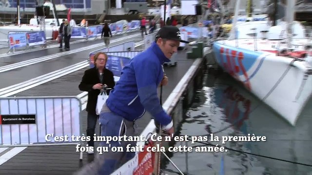 Barcelona World Race - Contrôles de sécurité (Francais)