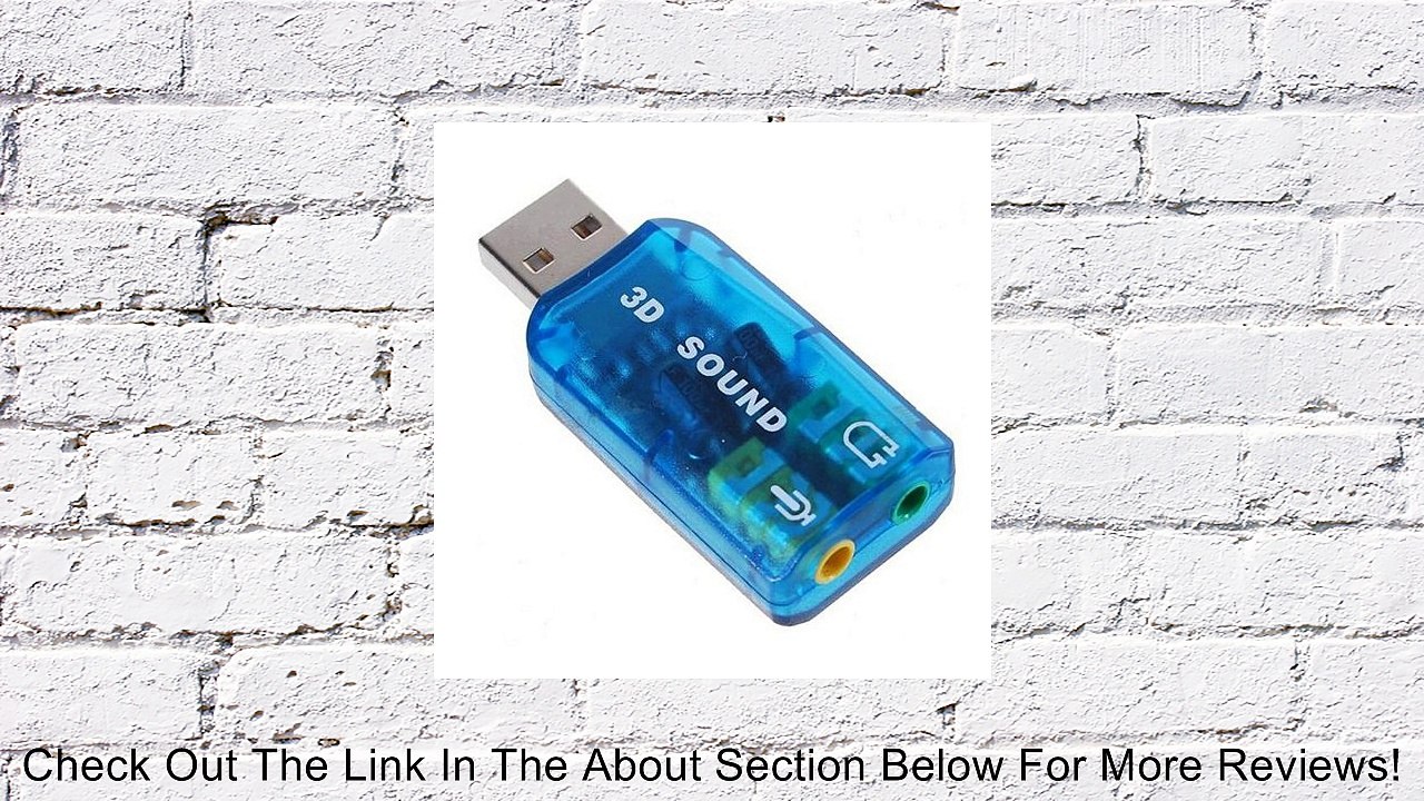 SODIAL(TM) USB 5.1 Stereo Sound Card Adaptor (Windows 7 Compatible) Review