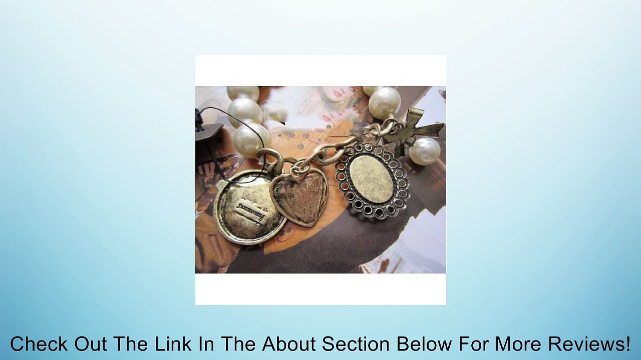 Classic vintage pearl bracelet with charms Review