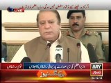 PM Nawaz Sharif BLOOPS TAKING GEN.RAHEEL SHARIF NAME-LIVE BLOOPER