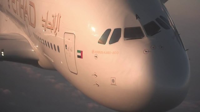 Etihad Airways Airbus A380 - Inflight Video - Part 4