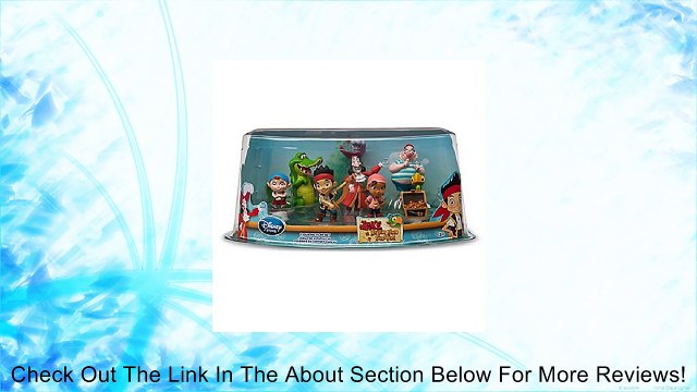 Disney Store Disney Jr. Jake and the Never Land/Neverland Pirates 7 Piece Action Figure Figurine Gift Play Set Review