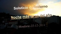 Solsticio de invierno en Monforte 2014