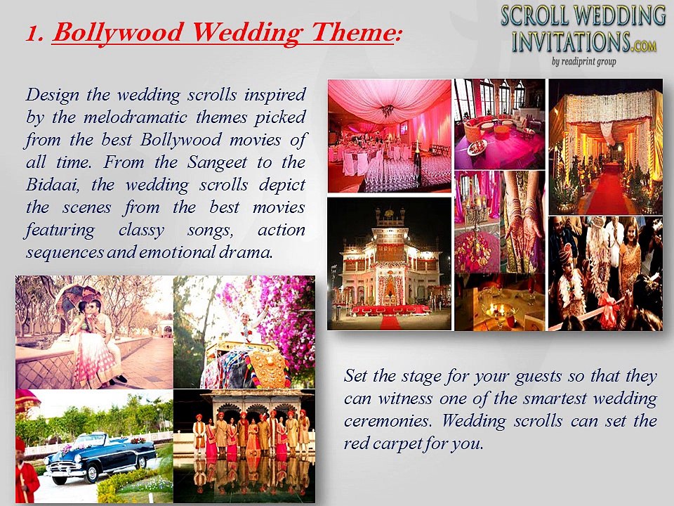 5 Wedding Scroll Themes That You Can Use To Thank Your Guests