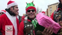 Babbi Natale in Harley portano doni ai bambini del Policlinico Umberto I
