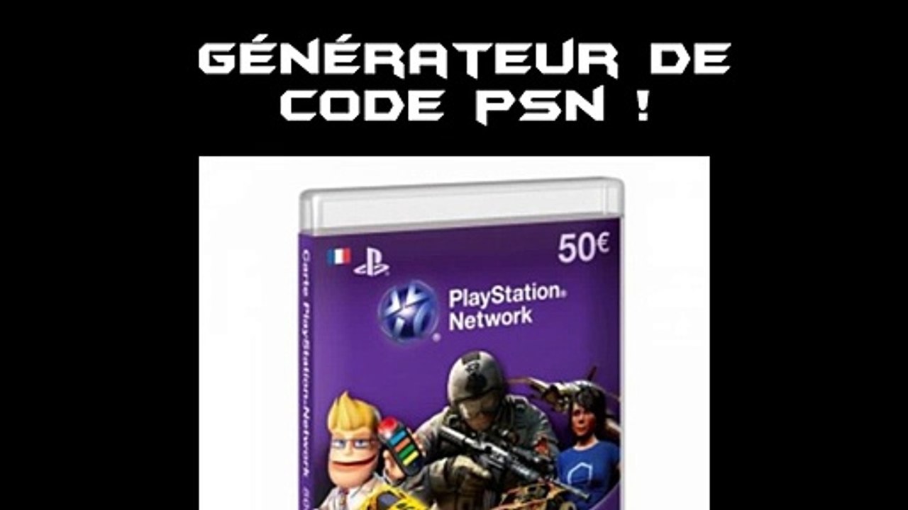 Générateur de CODE PSN et de point XBOX LIVE !!!!