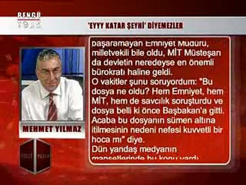 KÖŞELİ YAZILAR - MEHMET YILMAZ 24.12.2014