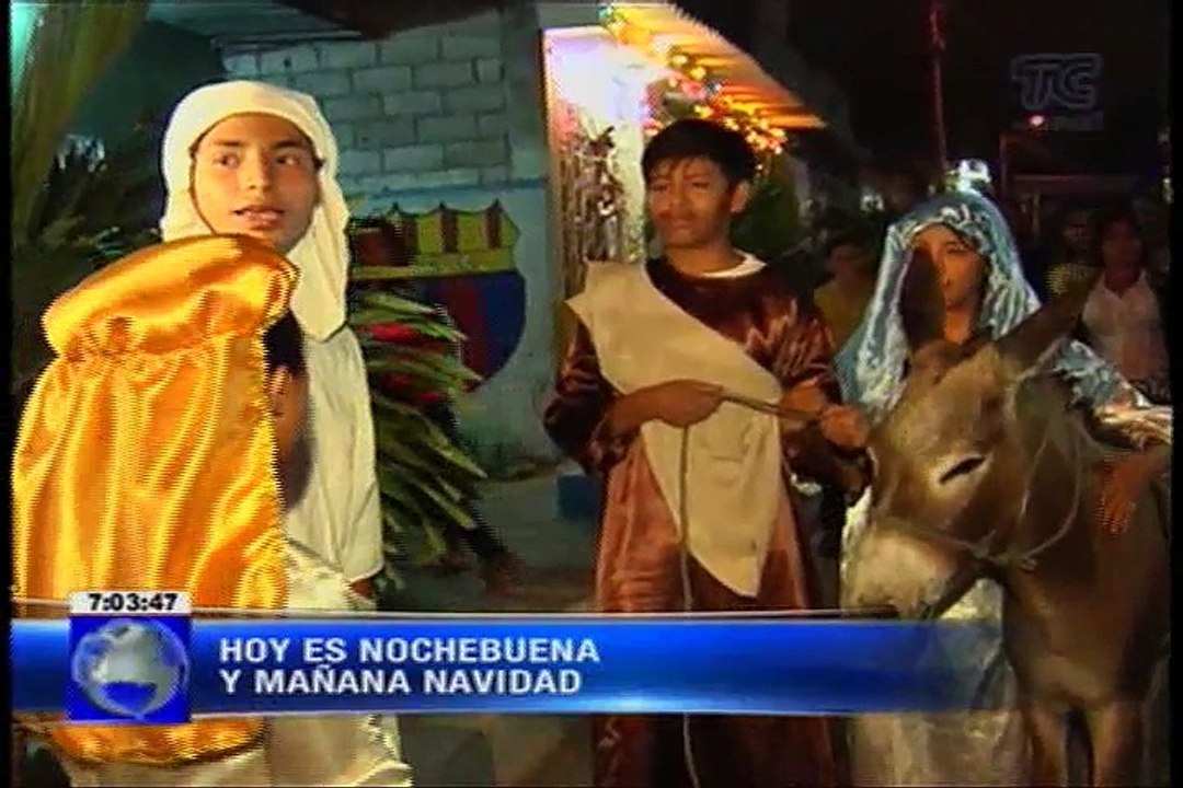 Hoy Nochebuena y mañana Navidad