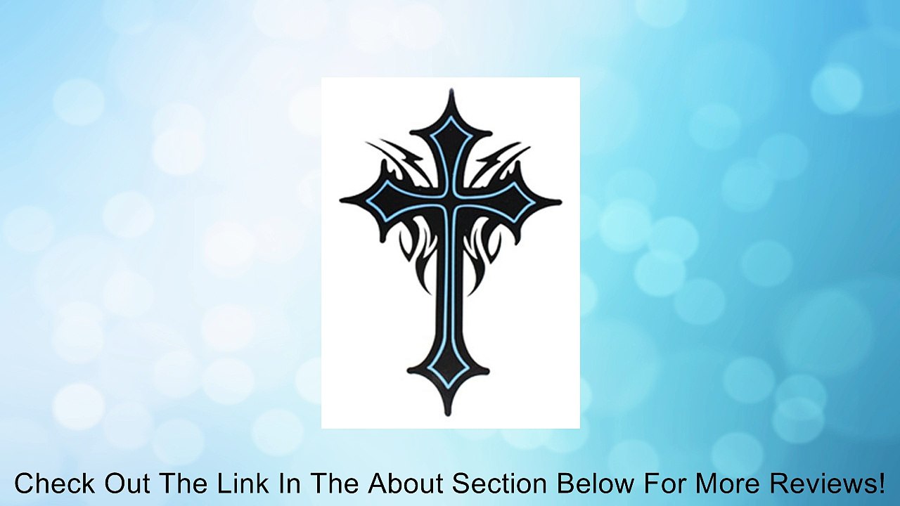 GGSELL Extra large size cross totem temporary tattoos 8.66x8.07" Inches" Review