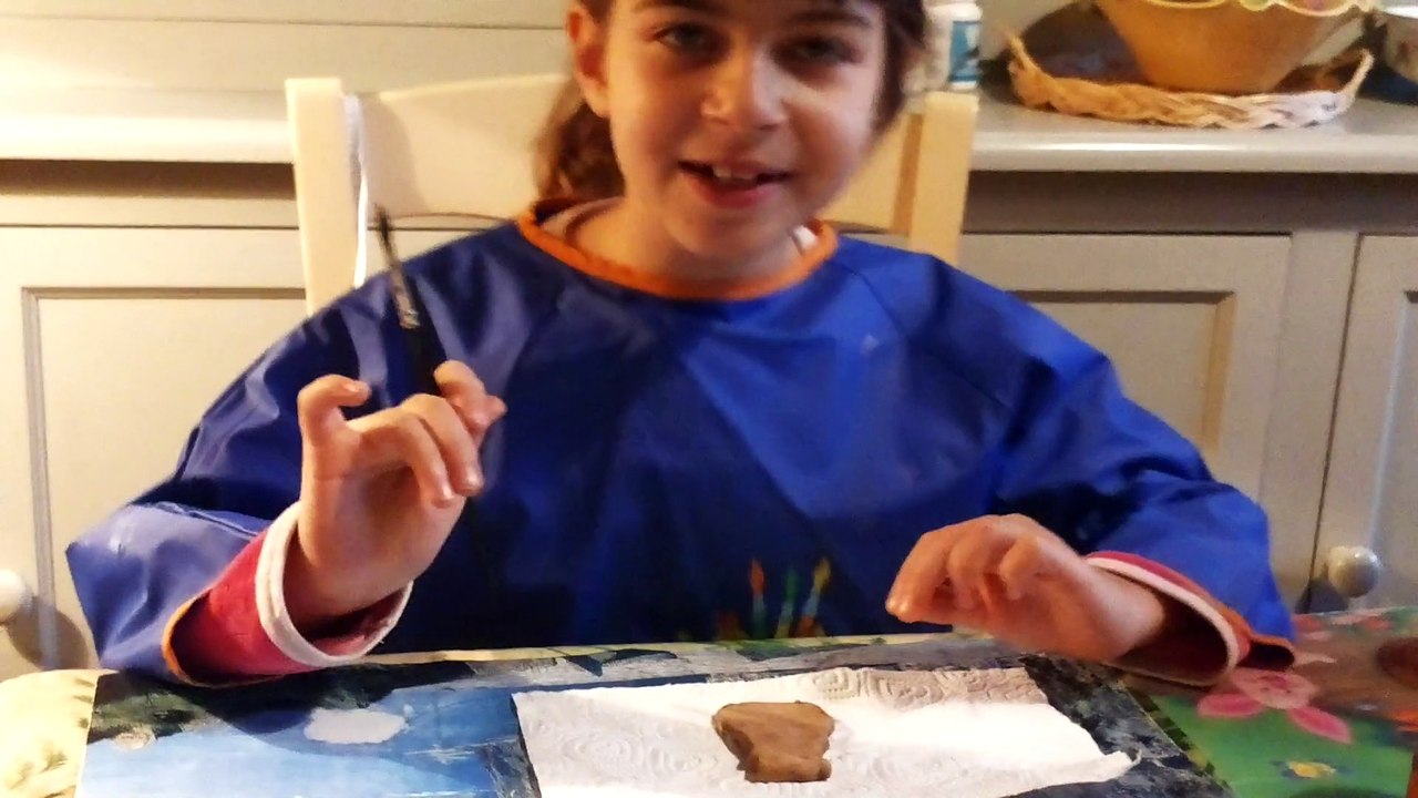 24 décembre 2014 : peinture des décorations en pâte à sel