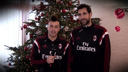 Veja a mensagem de Natal dos jogadores do Milan