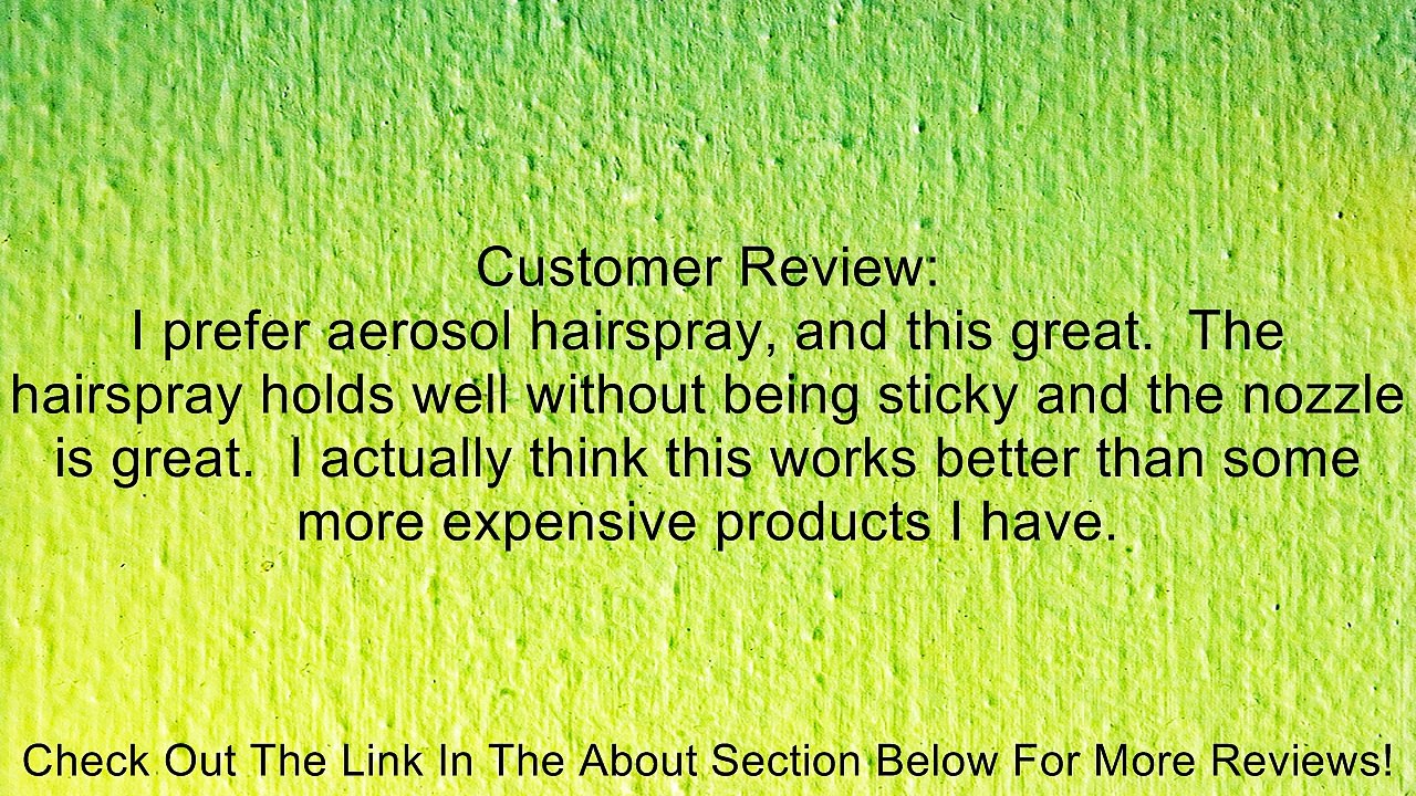 TIGI Bed Head Masterpiece Massive Shine Hairspray, 9.5 Ounce Review