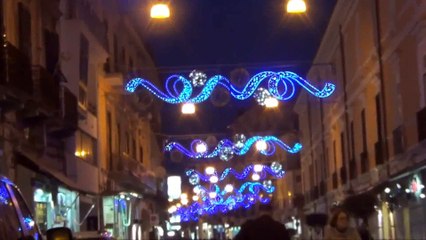 Aversa (CE) - Luci d'artista, si illumina la città (02.11.14)