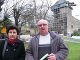 VIDEO.  Chateau-Renault. Sauvetage d'une tour du XIVè siècle