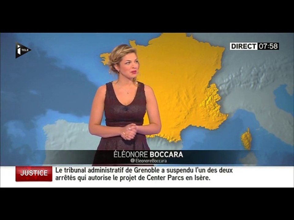 2014 12 24 - ELEONORE BOCCARA - I>TELE - LA METEO