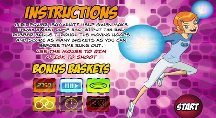 HEROINE HOOPS - BEN 10 GAMES - CARTOON NETWORK