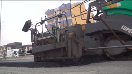 Silopi'de Asfaltlama Çalışması