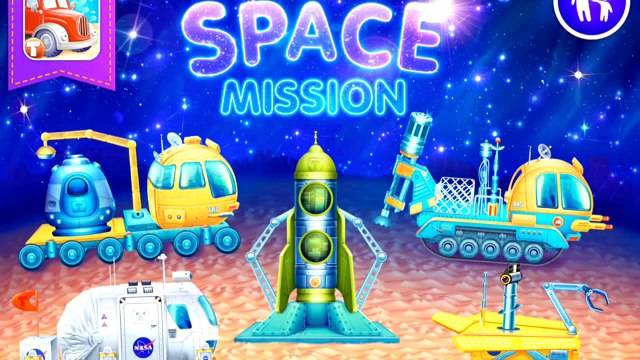 Build & Play Kids Space 3D construction Machines Puzzles ipad App demo LOADER (Big Trucks & Vehicles