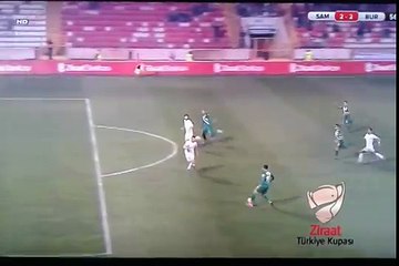 Goal Jesue SAMSUNSPOR vs BURSASPOR 2-2 24.12.2014 Turkey Cup