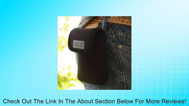 Protective Two-Way Radio Carrying Case with Carabiner Clip for Motorola Talkabout MS350R , Midland GXT1000VP4 , TriSquare TSX300R & Many More! - Includes Accessory Bag and Microfiber Cleaning Cloth Review