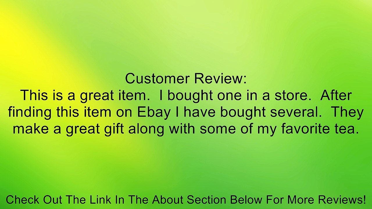 Omniware Citron Ceramic Infuser Tea Mug with Lid Review