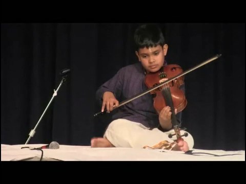 SAPNA: ANNUAL EVENT 2014: FEATURED CONCERT: RISHABH RANGANATHAN: VIOLIN: ENTHA MATHRAMU