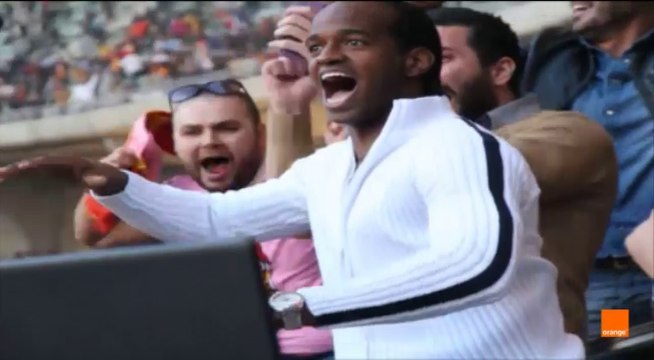 فرحة عالمية للاعب البرازيلي للترجي مانيو كروز إثر تسجيل هدف التعادل