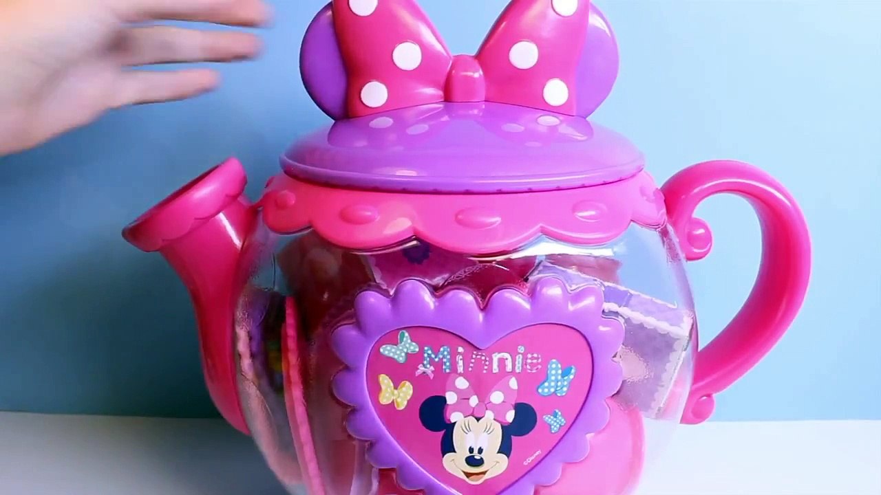 Minnie Mouse Bow-tique Play Doh Tea Playset Disney Junior Mickey Mouse Toys Juego de Té Plastilina