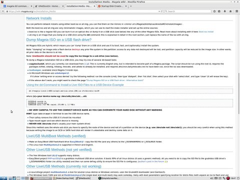 Creating bootable USB flash drive on linux