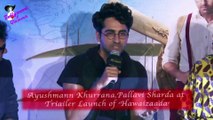 Ayushmann Khurrana,Pallavi Sharda at  Triailer Launch of 'Hawaizaada'