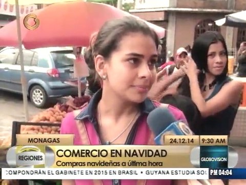 Monaguenses dejan para última hora compras navideñas