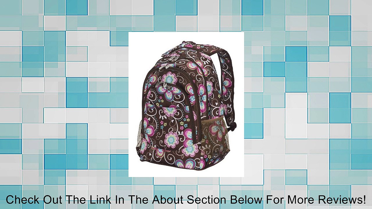 Bliss Brown Flower Backpack Review