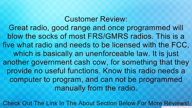 Etekcity� BAOFENG BF-666S Portable Two-Way Radio Review