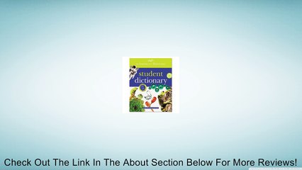 American Heritage Student Dictionary, Hardcover, 1,088 Pages Review