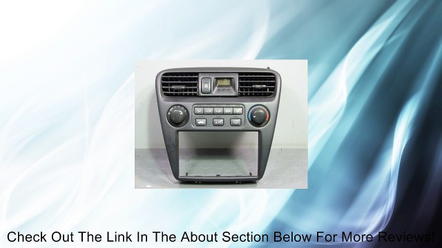 98-02 Honda Accord Heater Ac Climate Control Radio Bezel Surround Tested (BIGGS MOTORING) Review