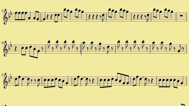 [ Bari Sax ] Dark Horse - Katy Perry - downloadsheetmusic.com.br