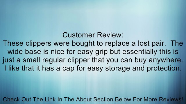 Nuby Baby Care Nail Clippers, Colors may vary Review