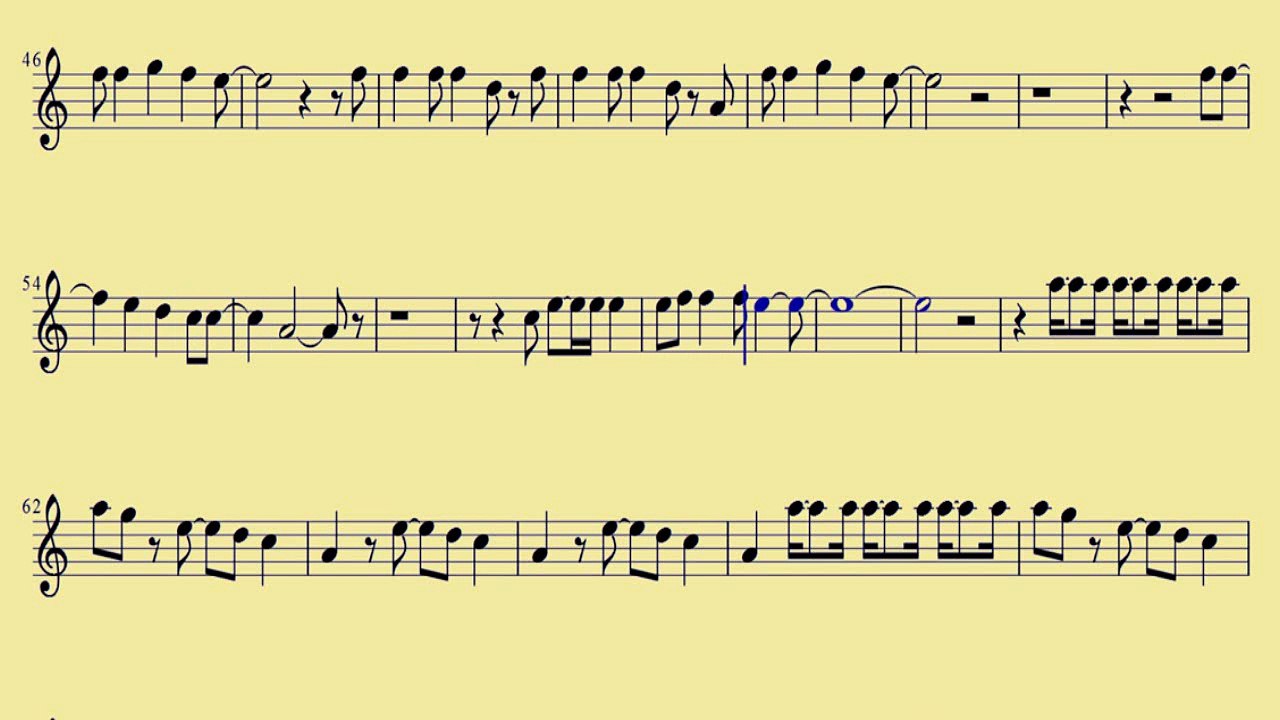 [ Tenor ] Sax Come Get It - Selena Gomez