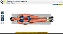Ćwiczenia płaski brzuch jak zrzucić brzuch twardy ABS Floor Wiper