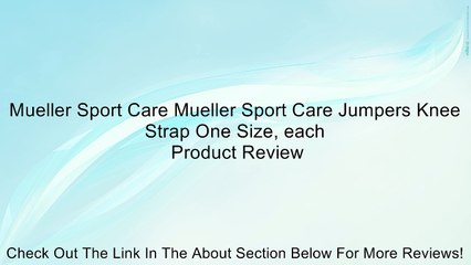 Mueller Sport Care Mueller Sport Care Jumpers Knee Strap One Size, each Review