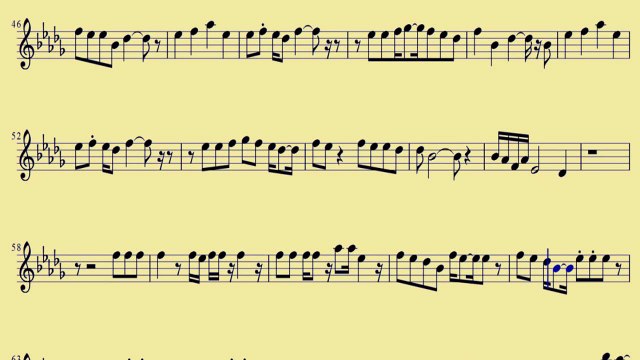 [ Alto Sax ] Counting Stars - One Republic